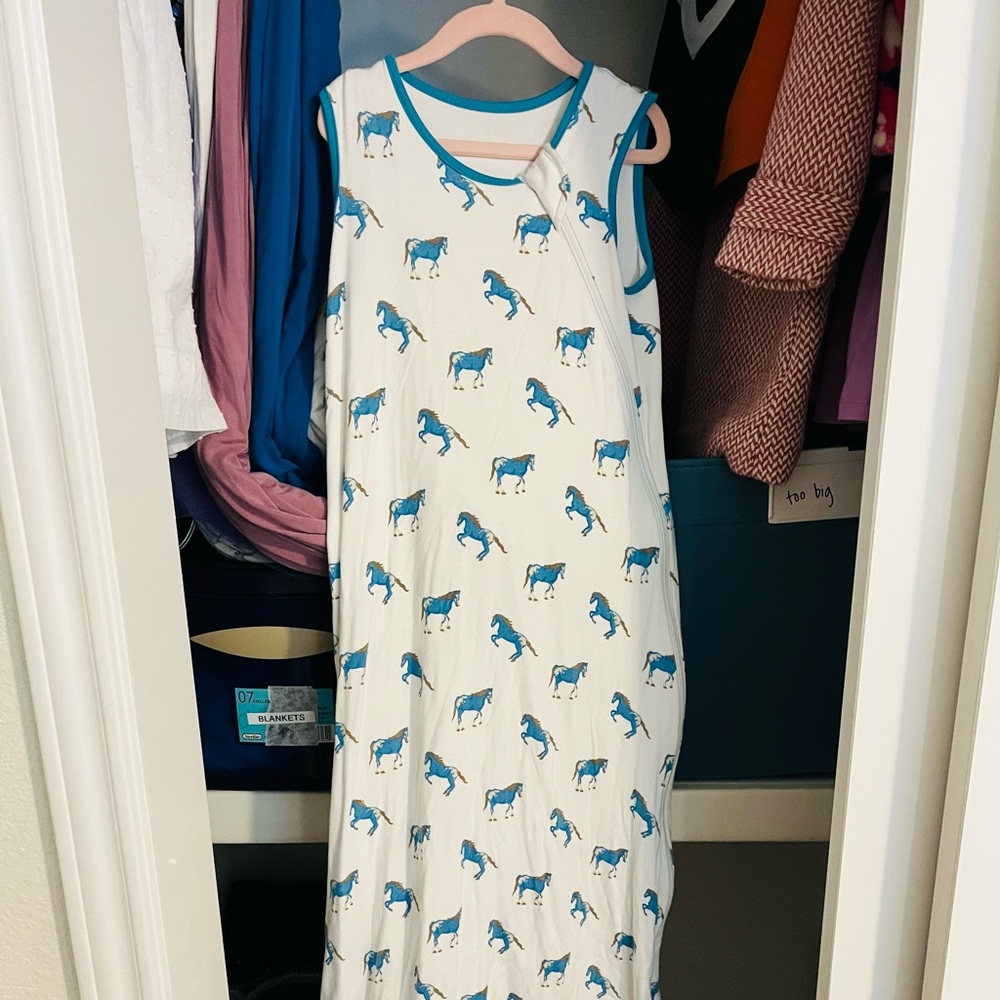 Kyte baby Sleep Sack 18-36 months .5 TOG horses VGUC